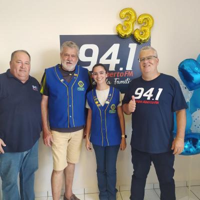  Campo Abeto FM comemorou com os ouvintes, 33 anos com programaÃ§Ã£o especial